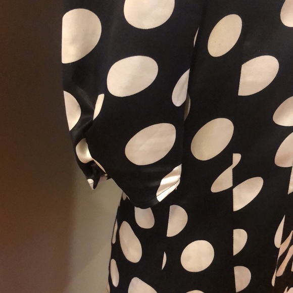 Wet Seal Polka-Dot Button-Down Blouse (L) - Picture 3 of 10